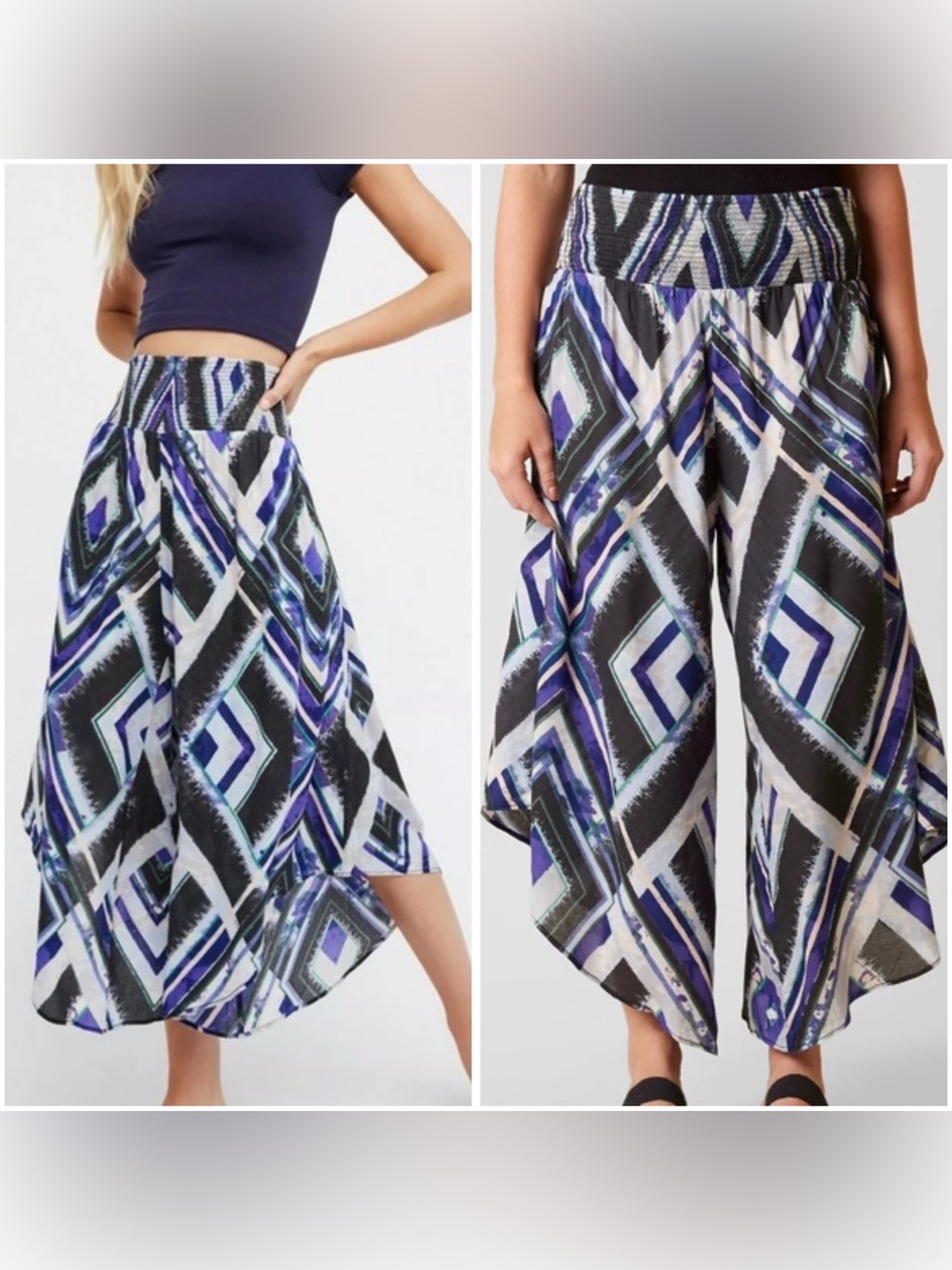 Free People Miranda Angular Crop Pants size small